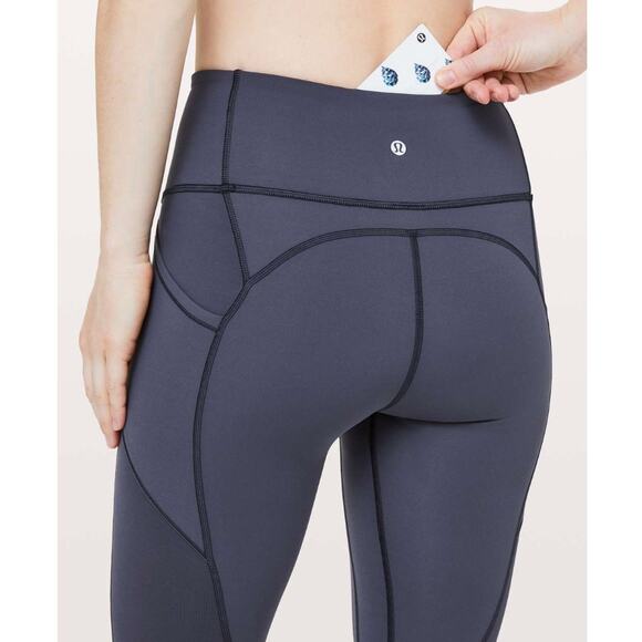 Lululemon All The Right Places Crop II Legging *23" Cadet Blue size 4 - Picture 7 of 8